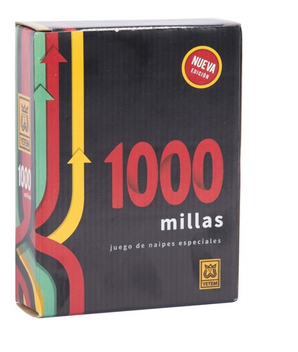 Mil Millas 1000 Juego De Naipes Especiales Yetem Lloretoys