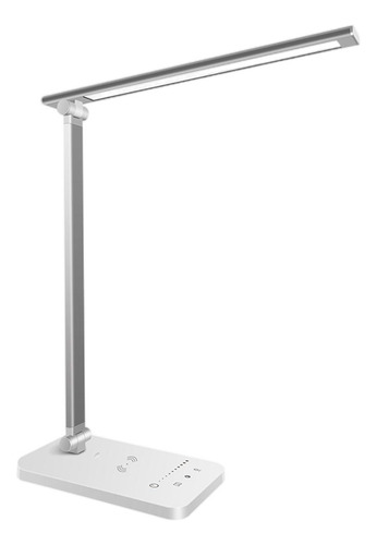 Lámpara De Estudio Led Para Escritorio Con Cargador Inalámbr