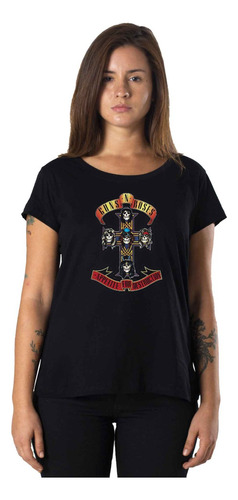 Remera Mujer Guns And Roses Rock | De Hoy No Pasa | 03