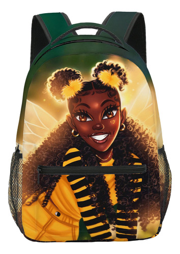 Yalinan Mochila Niña Africana Escuela Mochila Niña Negra