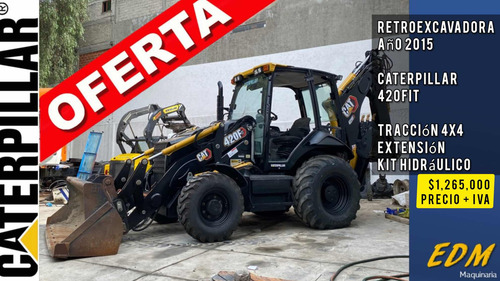 2015 Caterpillar 420fit Retroexcavadora 4x4 Extensión Kit