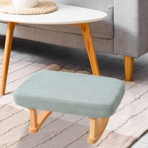 Taburete Pequeño Para Reposapiés, Patas De Verde Claro