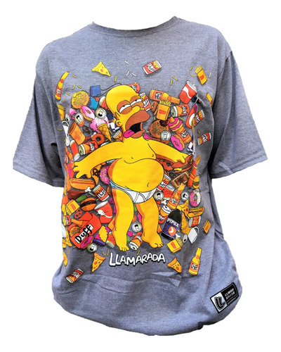 Remera Homero En La Basura Los Simpsons