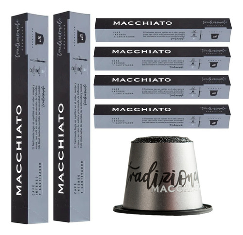 Cápsulas Café Macchiato Tradizionale X 60. Nespresso