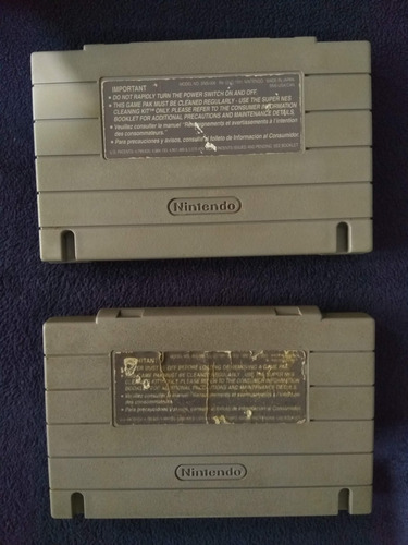 Lote Pequeño De Videojuegos Retro Para Super Nintendo (Usado)