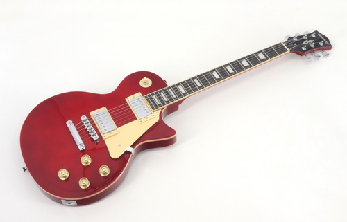 Kit Guitarra Les Paul Strinberg Lps230 Wine Red Com Capa