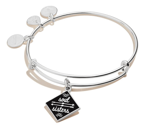 Alex Y Ani Soul Sisters Brazalete Expandible Para Mujer, Dij