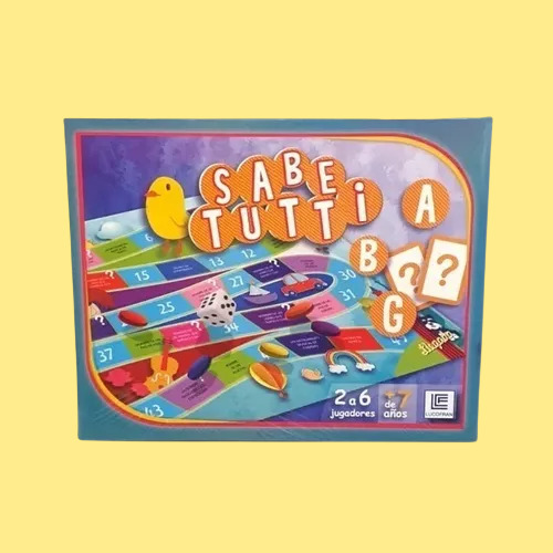 Juego De Mesa Sabe Tutti Recorrido Letras