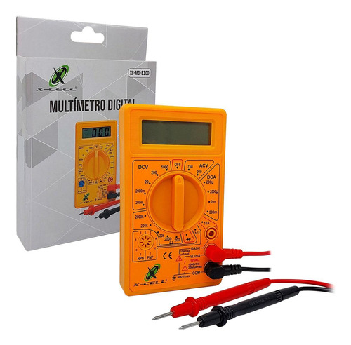 Multimetro Digital X-cell, Amarelo - Xc-md-830d