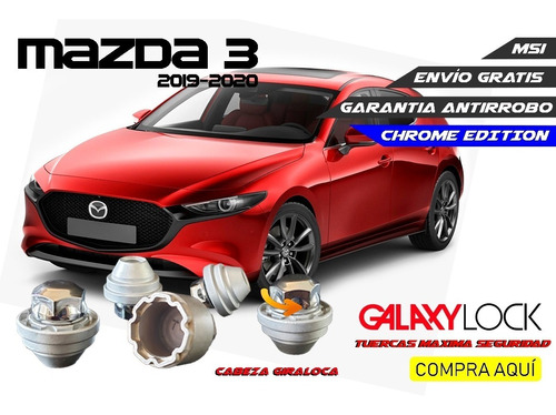 Birlos Antirrobo Para Mazda 3 Hatchback Galaxylock
