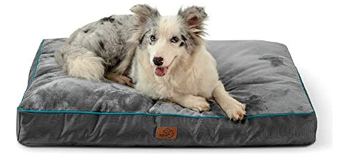 Almohadas Impermeables Para Perro Funda Lavable Gris/marrón