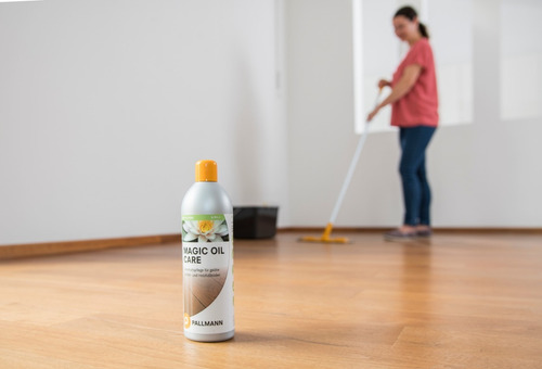 Imagen 3 de 3 de Magic Oil Care 0,75 Restaurador De Pisos De Madera Aceitados