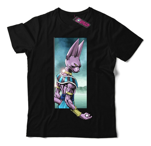 Remera Lord Beerus Dragon Ball Z Anime Db6 Dtg Premium