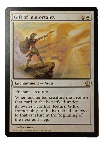 Carta Magic Gift Of Immortality [theros] Mtg Enchantment