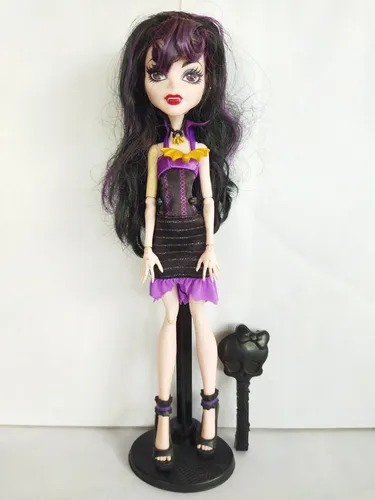 Monster High Draculaura Vestido Negro Elissabat Cabello MercadoLibre