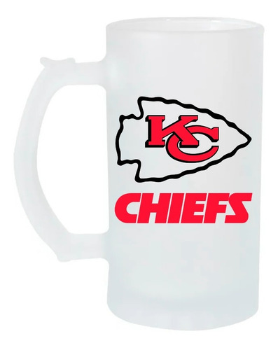 Tarro Cervecero 16oz Kansas City Chiefs Nfl Super Bowl