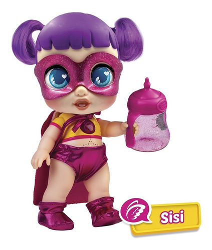 Super Cute Sisi Heroína Biberón C/luz Orig Next Point Cuotas