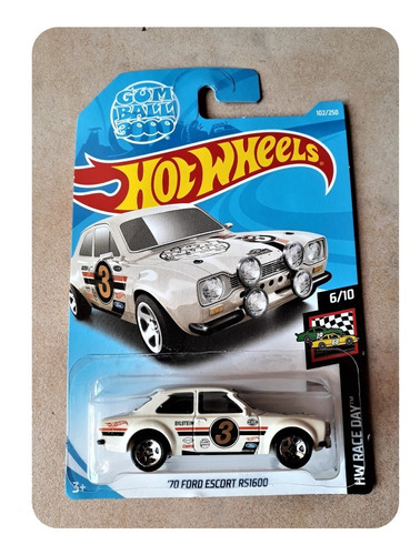 Hot Wheels 70 Ford Escort Rs1600 Hw Race Day 