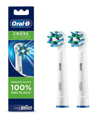 Repuesto Cepillo Dental Eléctrico Oral-b Crossaction 2 Un