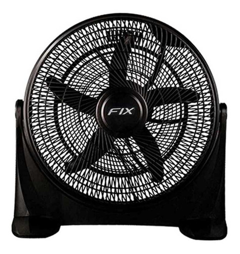 Circulador De Ar Ventilador 40cm Preto 65w Fix 110v Potente Diâmetro 40 cm Frequência 60HZ Material das pás Plástico Quantidade de pás 5