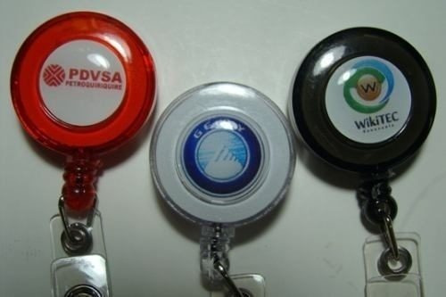 200 Pzas Yoyos Porta Gafete / Credencial Personalizados