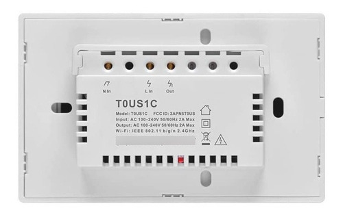 Interruptor Inteligente Pared Sonoff 1 Boton Wifi T0us1c-tx