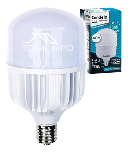 Lámpara Galponera Led 40w (220w) Candela High Power 7313 Cta