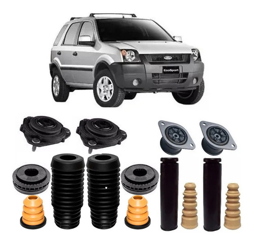  Kit Batente Coxim Rolamento Ecosport 03 2004 2005 2006 2007