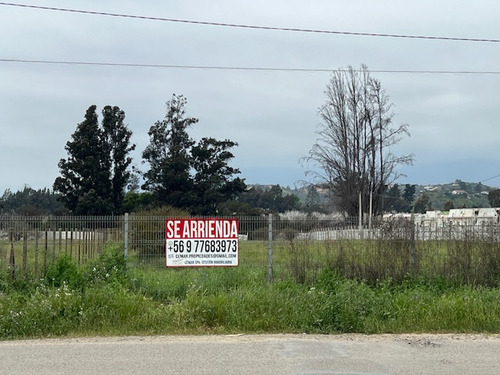 Arriendo Terreno Industrial, En Barrio Industrial De Limache