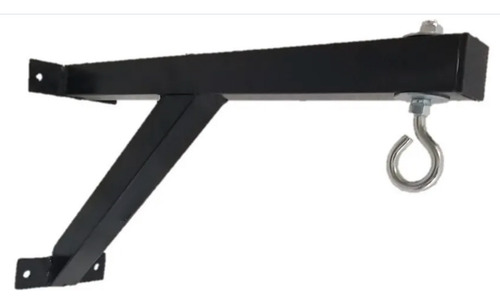 Base Soporte Para Costal De Box Reforzado Argolla Giratorio Negro
