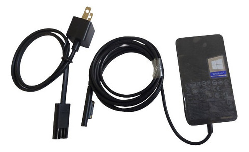 Cargador Microsoft 1800 1800 Paleta De Pared Con Cable Carga Super Rápida Negro