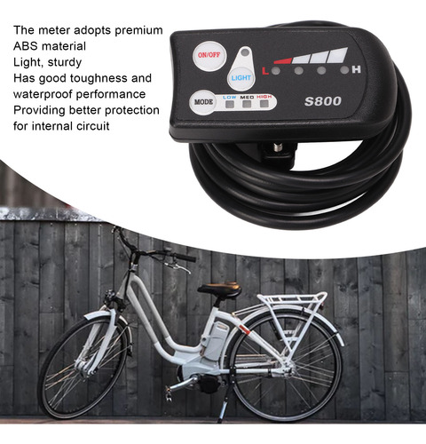 Kit De Controlador De Motor De Bicicleta Eléctrica, Motor Si
