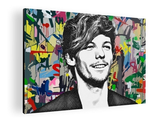 Cuadro Decorativo Moderno Mural Louis Tomlinson 118x84 Mdf