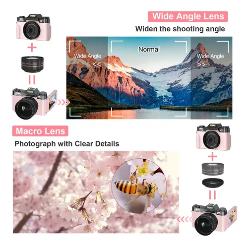 Wikico Cámaras Digitales Para Fotografía, Cámara De Vlog.