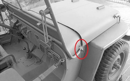 Imagen 3 de 4 de T W Soporte Pivot Parabrisas Mb Gpw Cj2a 3b Jeep Willys