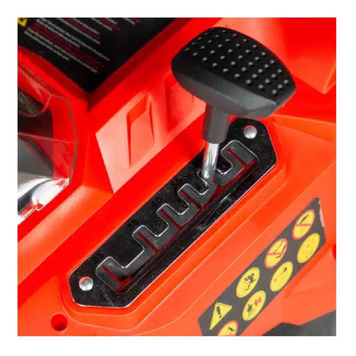 Cortador De Grama 2 Baterias 2a 18v Carregador Duplo Toyama Cor Vermelho