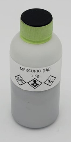 Mercurio Primario, 99.99% De Pureza, Presentacion 1,0 Kg
