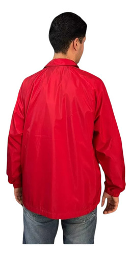 Chamarra Calvin Klein Impermeable Rojo Para Hombre- Original