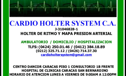 Imagen 1 de 5 de Servicio A Domicilio De Holter Ritmo Y Presion Arterial Mapa