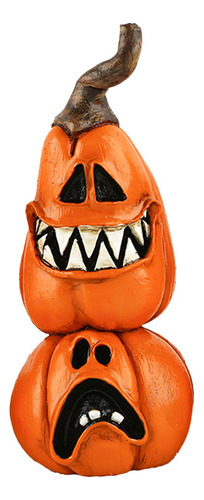 2 Estatuilla De Resina De Halloween, Adornos Calabaza