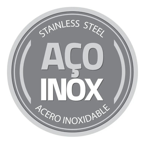 Tacho Basura Cesto Reciclaje Acero Inox 40 Litros Tramontina