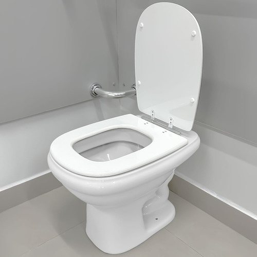 Assento Sanitário Poliéster Icasa Sabatini Branco Sicmol 2346/2528