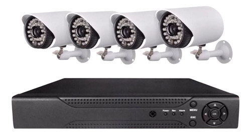 Kit Cctv 4 Cámaras Seguridad Dvr 1080p Full Hd