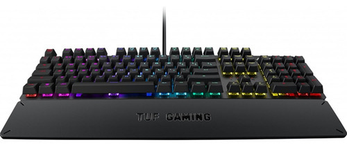 Teclado Mecanico Gamer Asus Tuf Gaming K3 Rgb Aura Sync Idioma Inglés Us Color Del Teclado Gunmetal Grey