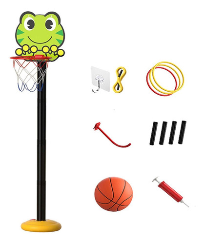 Fwefww Juego De Canasta De Baloncesto Plegable Para Niños