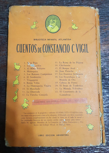 Libro La Dientuda - Constancio C. Vigil - Atlantida (Usado)