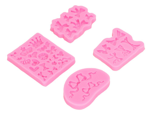 Moldes Para Chocolate, 4 Unidades, Con Forma De Corona, De S