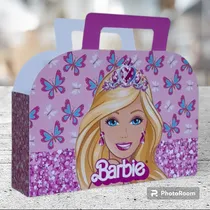Comprar Bolsita Golosinera Tipo Valijita Barbie Personalizadas X 10