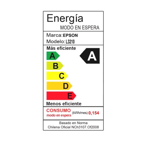 Imagen 7 de 7 de Impresora Epson A Tinta Color Multifuncional Ecotank L3210