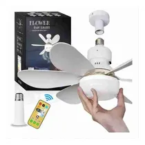 Comprar 20.5 Light Socket Fan With Remote, Screw In Socket Fan E27